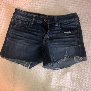 Denim shorts